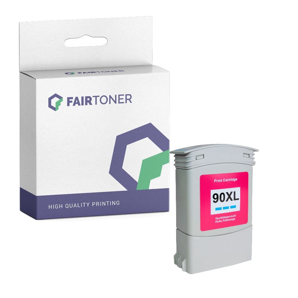 FairToner kompatibel für HP Tintenpatrone C5061A / 90 Cyan