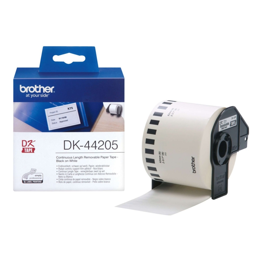 Original Brother Etiketten weiß DK-44205