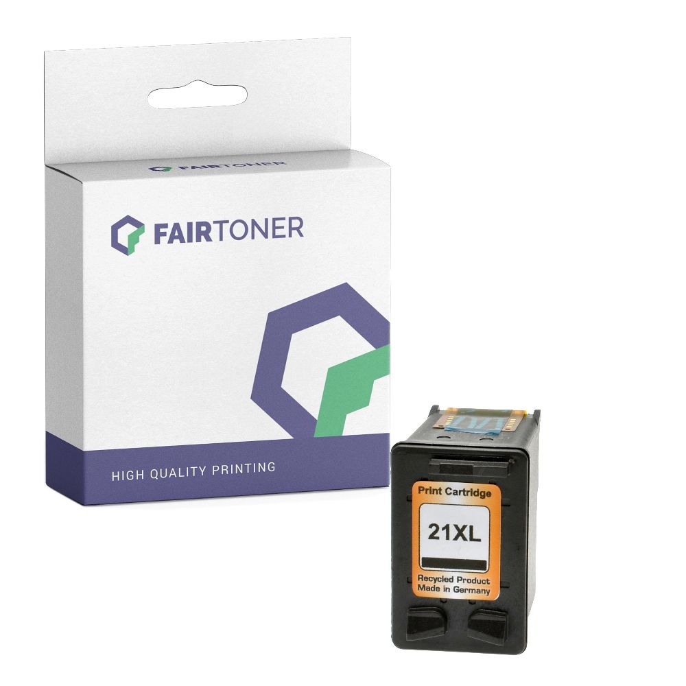 FairToner kompatibel für HP Tintenpatrone C9351AE / 21 Schwarz