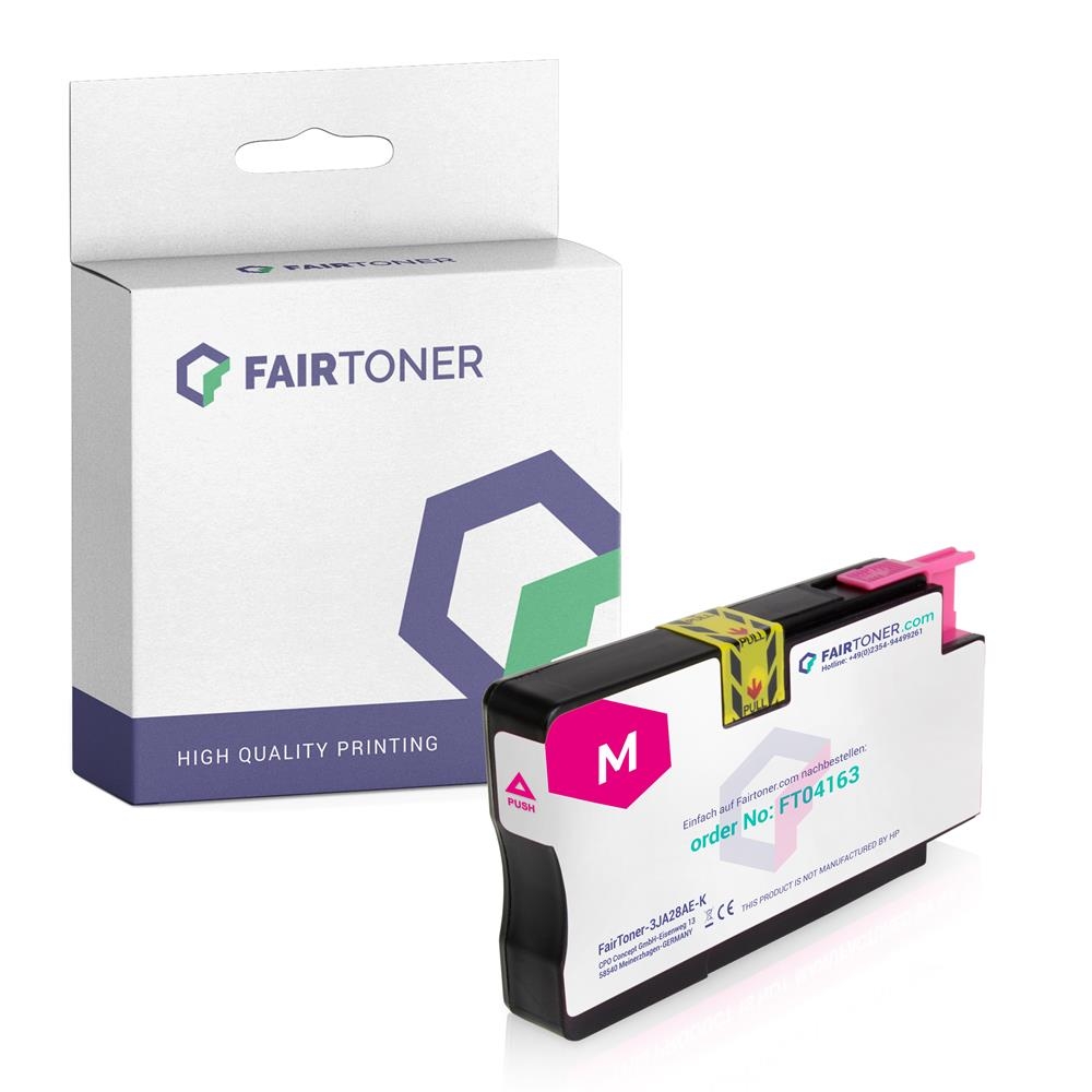 FairToner kompatibel für HP Tintenpatrone 3JA28AE / 963XL Magenta [XL Füllmenge]