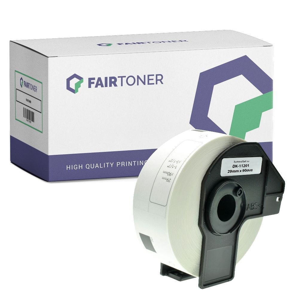 FairToner Etiketten Brother DK11201 29x90mm