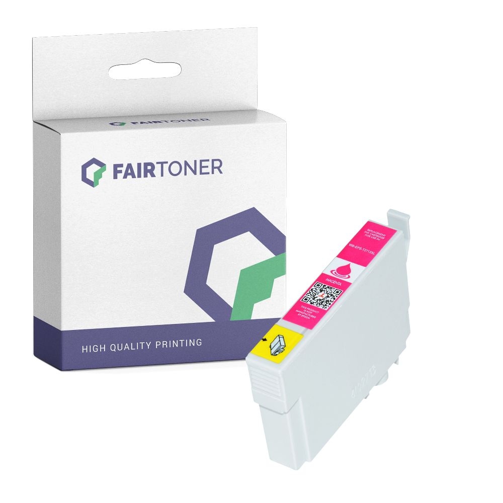 FairToner kompatibel für Epson Tintenpatrone C13T27034010 / 27 Magenta