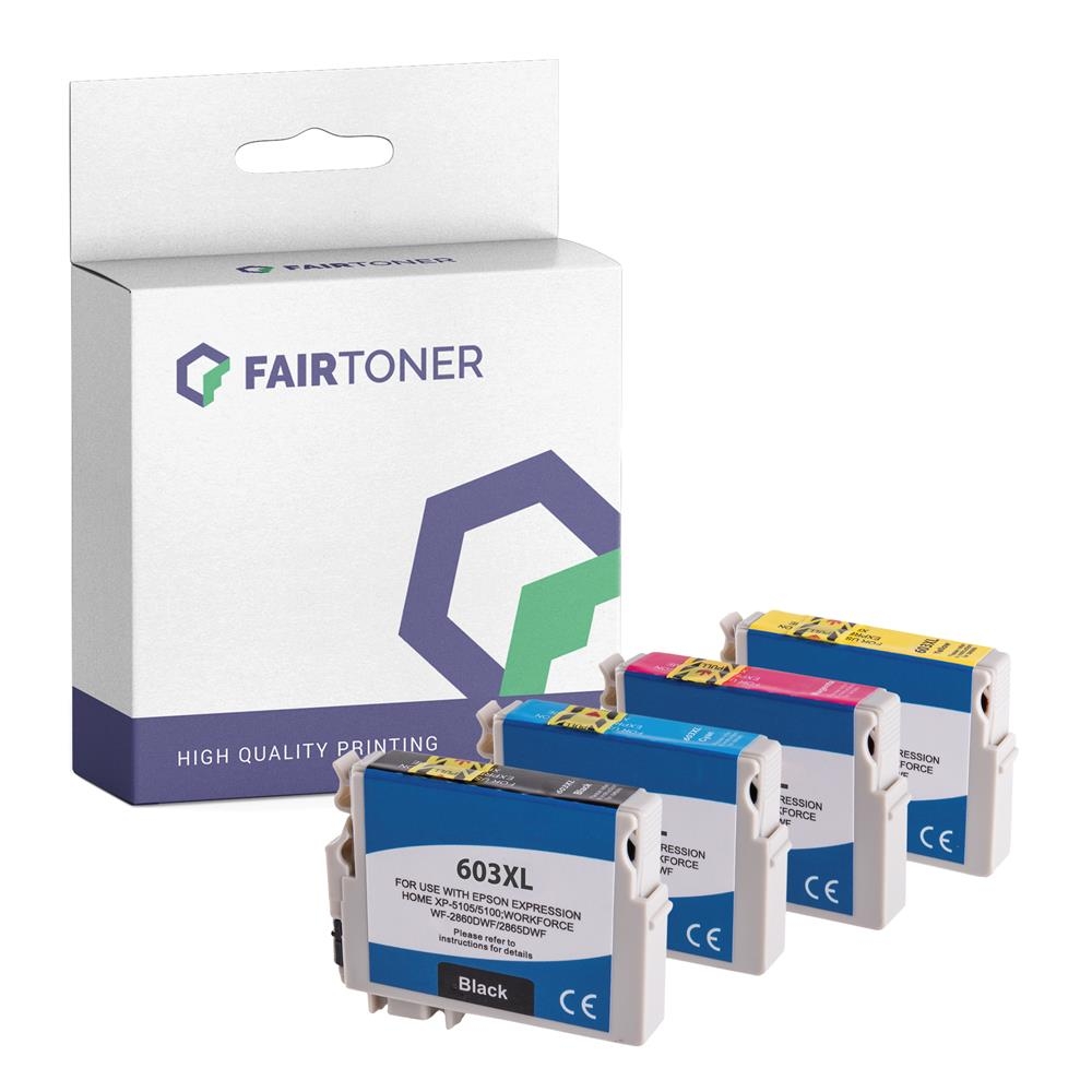FairToner Set 4 Patronen Epson Workforce WF-2810 603XL