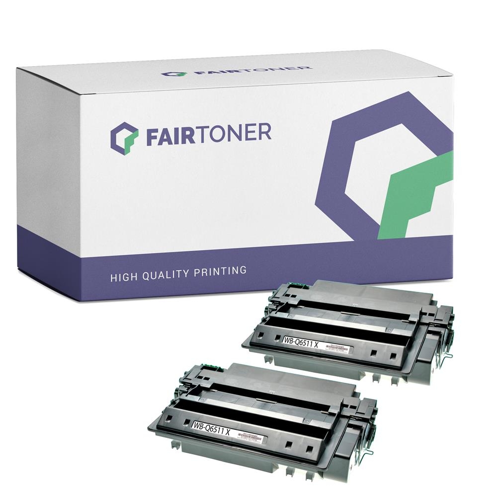 FairToner Toner HP Q6511XD bk (2-Pack)