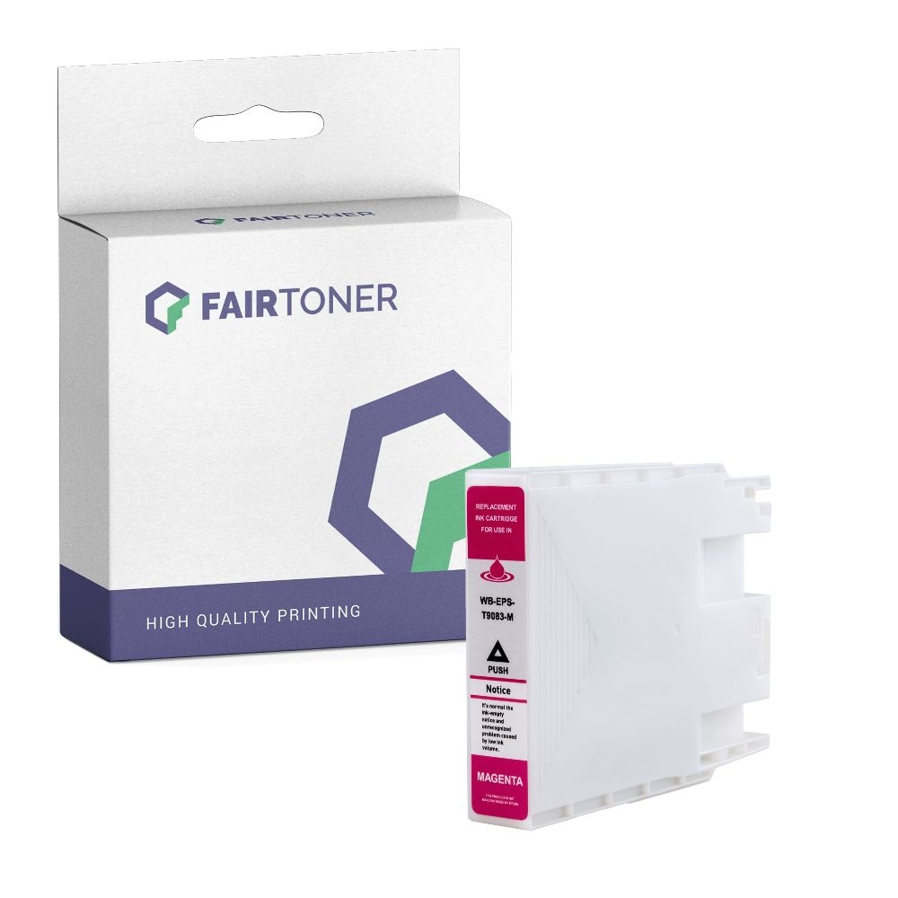 FairToner kompatibel für Epson Tintenpatrone C13T908340 / T9083 Magenta