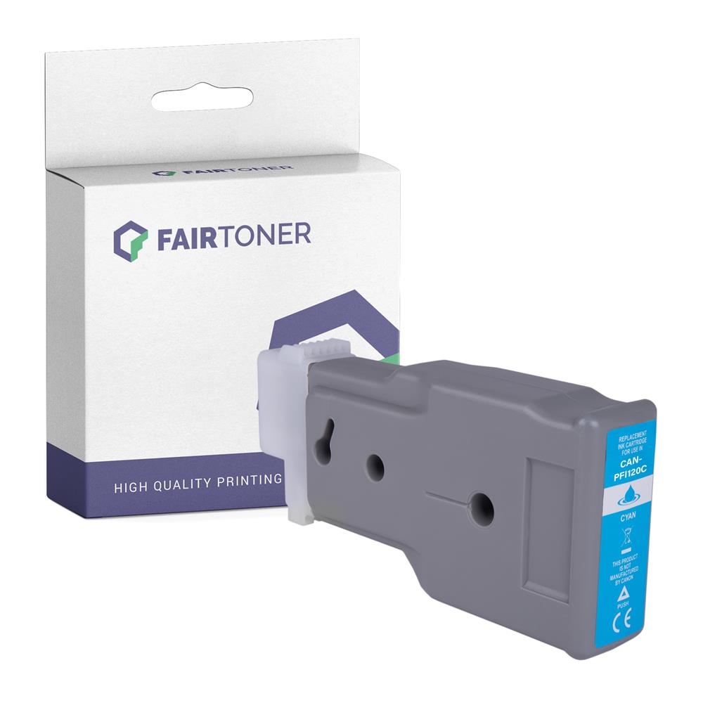FairToner kompatibel für Canon Tintenpatrone 2886C001 / PFI-120C Cyan