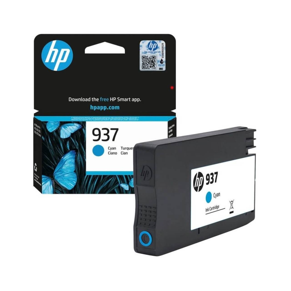 Original HP Tintenpatrone 4S6W2NE / 937 Cyan