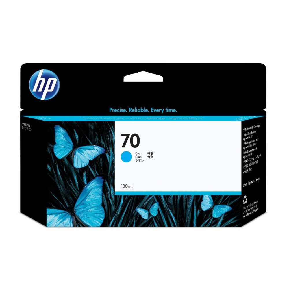 Original HP Tintenpatrone C9452A / 70 Cyan