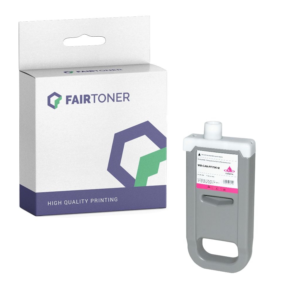 FairToner kompatibel für Canon Tintenpatrone 6683B001 / PFI-706M Magenta
