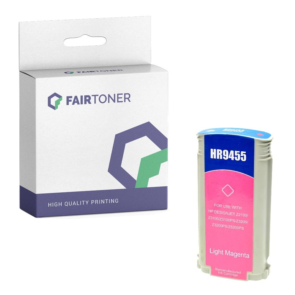 FairToner kompatibel für HP Tintenpatrone C9455A / 70 Photo Magenta