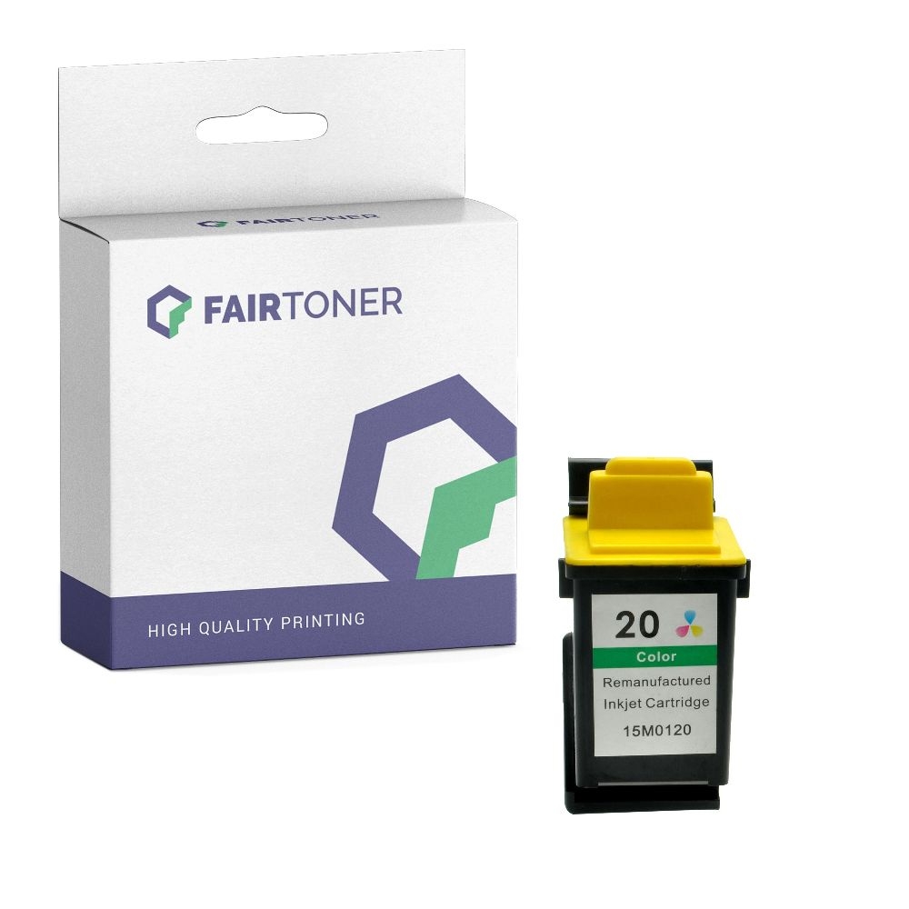 FairToner kompatibel für Lexmark Tintenpatrone 15M0120E / 20 Color