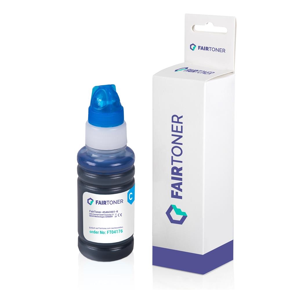 FairToner kompatibel für Canon Tintenpatrone 4546C001 / GI-51C Cyan
