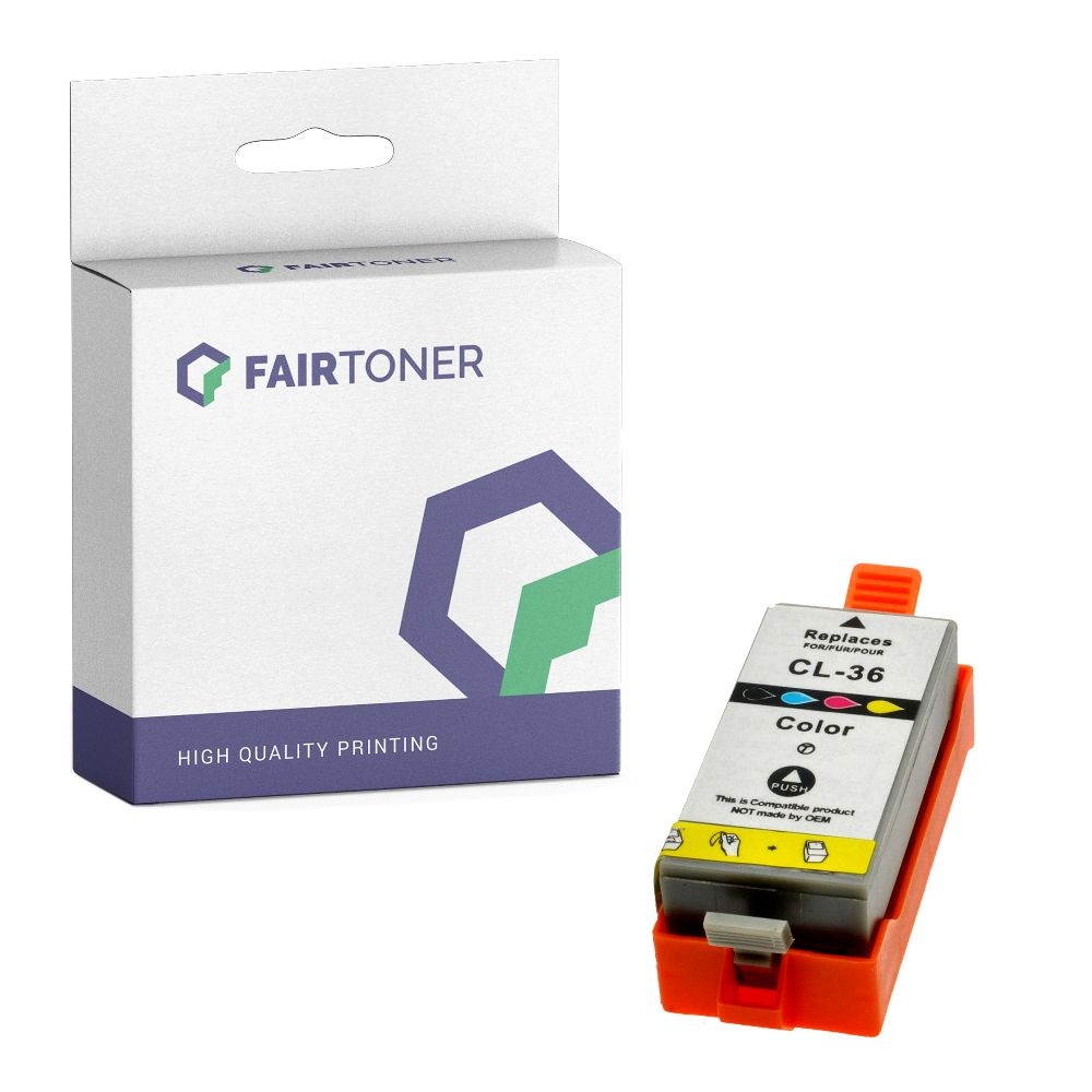 FairToner kompatibel für Canon Tintenpatrone 1511B001 / CLI-36 Color