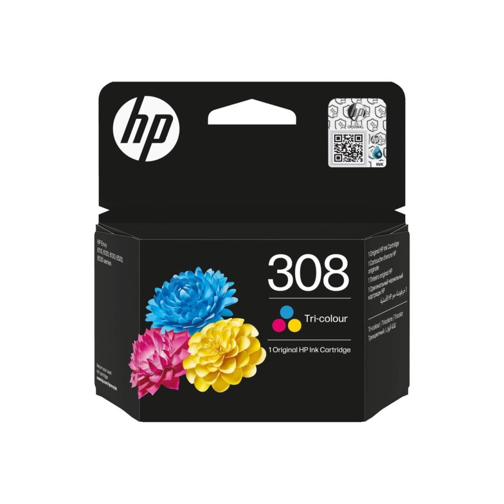 Original HP Tintenpatrone 7FP20UE / 308 Color (Cyan,Magenta,Gelb)