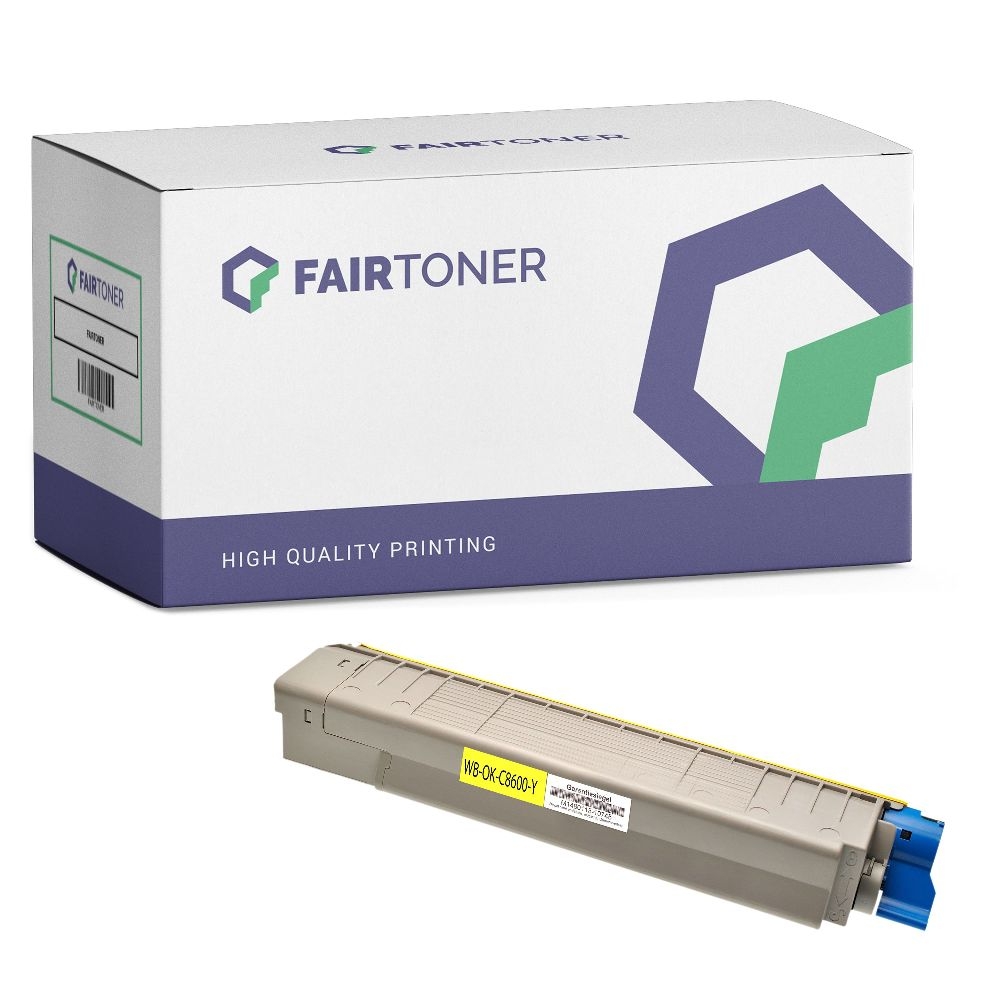 FairToner Toner OKI C8600 C8800 43487709 y