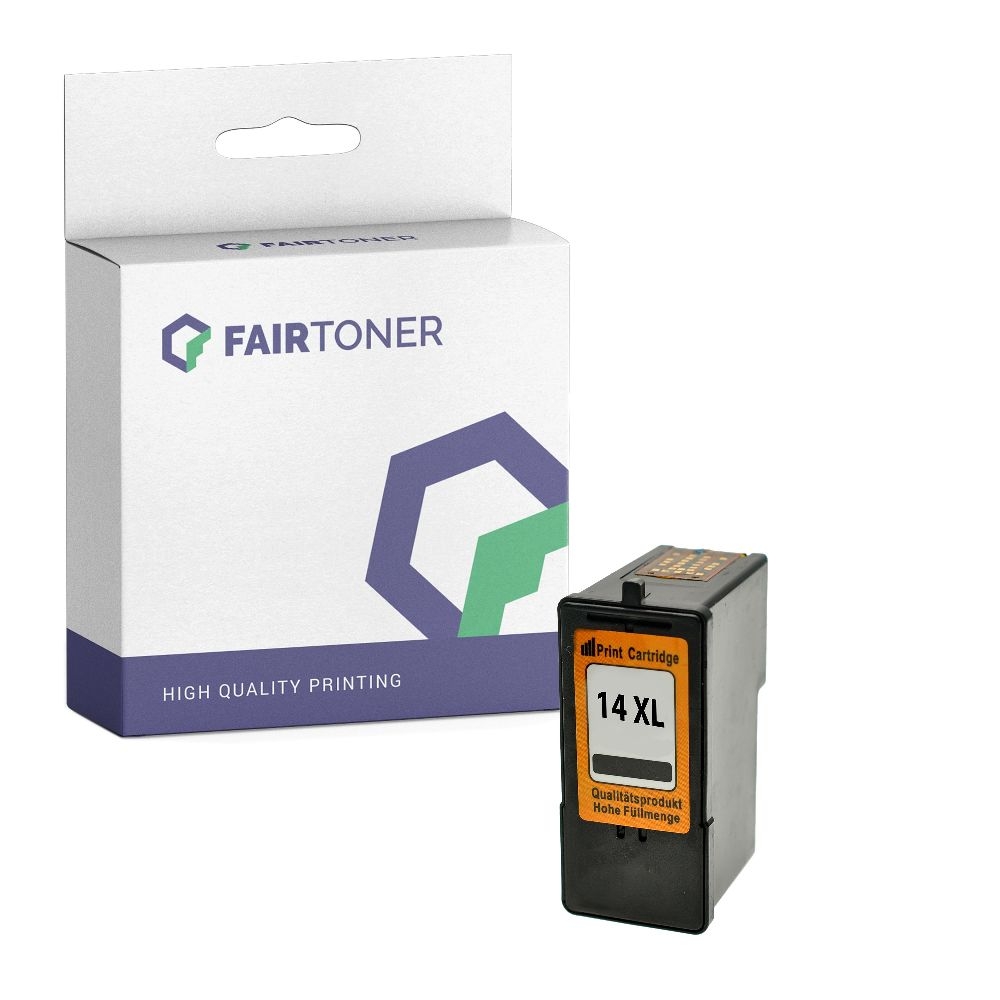 FairToner kompatibel für Lexmark Tintenpatrone 18C2080E / 14A Schwarz