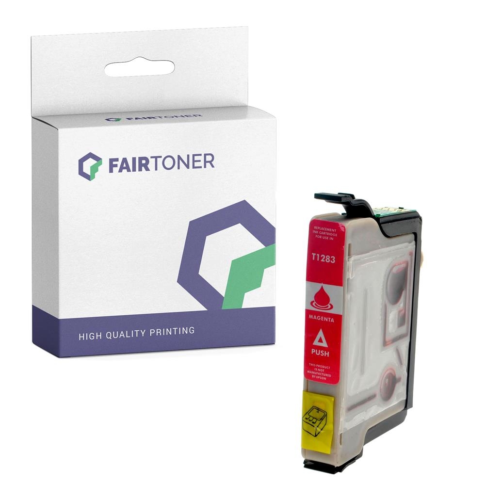 FairToner kompatibel für Epson Tintenpatrone C13T12834012 / T1283 Magenta