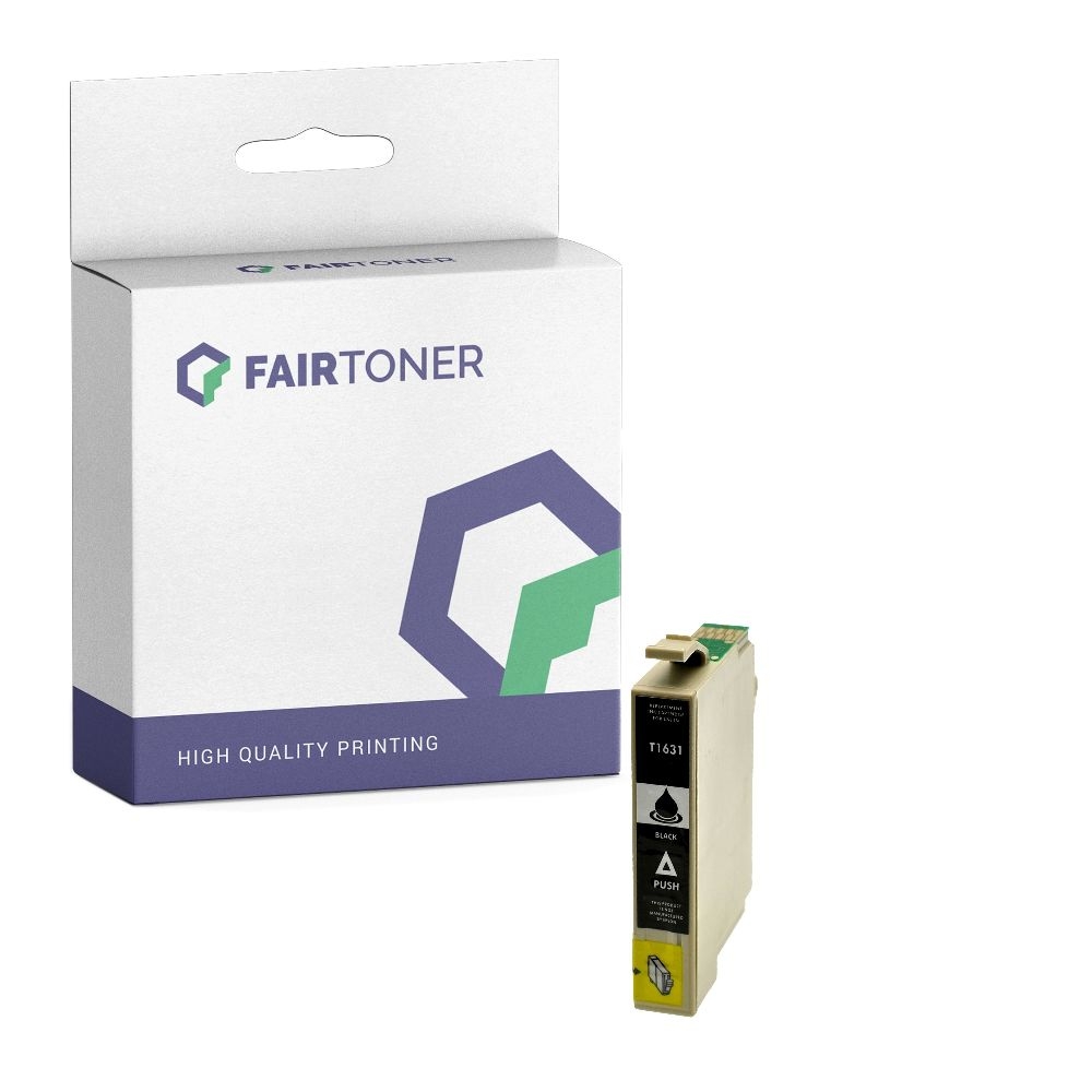 FairToner kompatibel für Epson Tintenpatrone C13T16214010 / 16 Schwarz