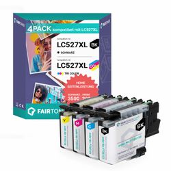 FairToner Multipack für Brother LC527XLVAL