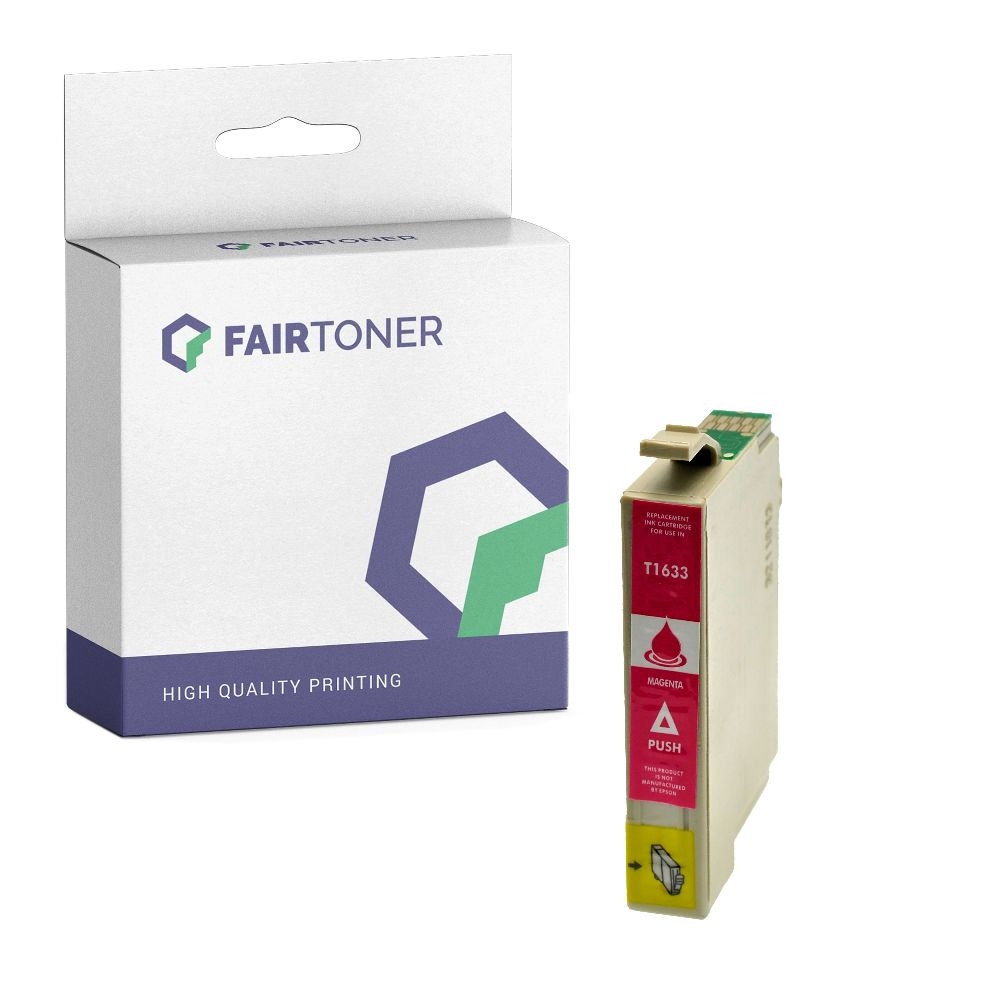 FairToner kompatibel für Epson Tintenpatrone C13T16234010 / 16 Magenta