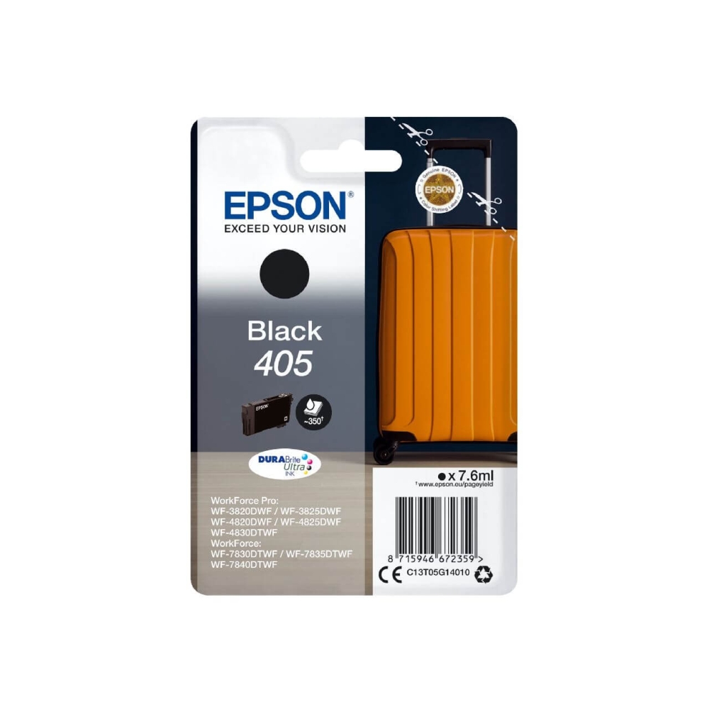 Original Epson Tintenpatrone C13T05G14010 / 405 Schwarz