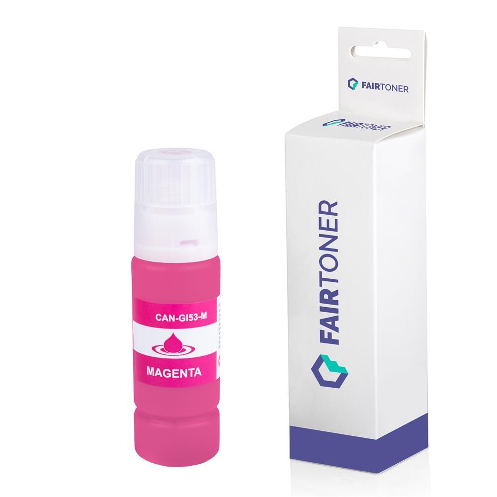 FairToner kompatibel für Canon Tintenpatrone 4681C001 / GI-53M Magenta