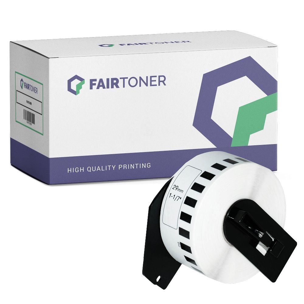 FairToner Etiketten Brother DK22210 29mm x 30,48m