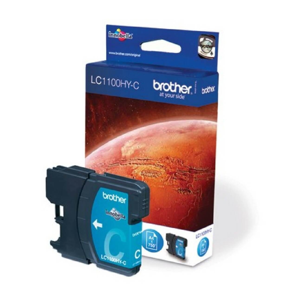 Original Brother Tintenpatrone LC-1100HYC Cyan