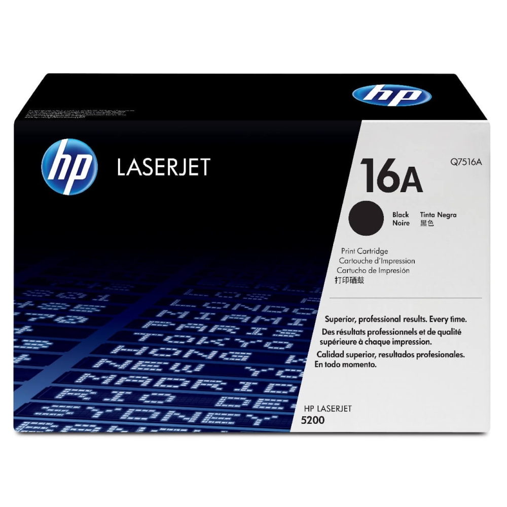 Original HP Toner Q7516A/16A bk