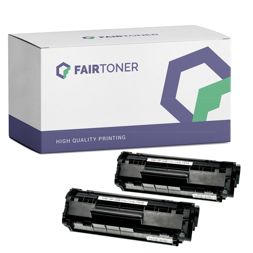 FairToner Toner HP Q2612AD bk (2-Pack)
