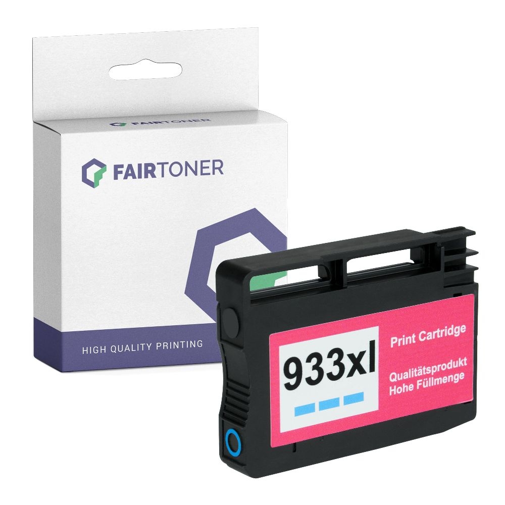 FairToner kompatibel für HP Tintenpatrone CN054AE / 933XL Cyan