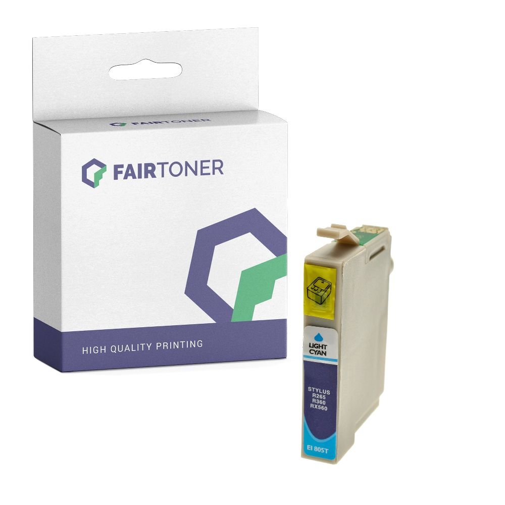FairToner kompatibel für Epson Tintenpatrone C13T07954010 / T0795 Photo Cyan