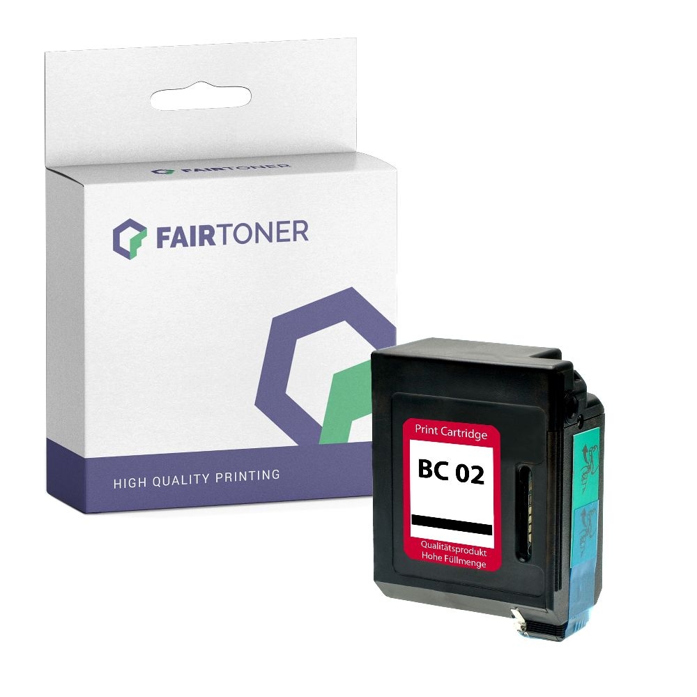 FairToner kompatibel für Canon Tintenpatrone 0881A002 / BC-02 Schwarz