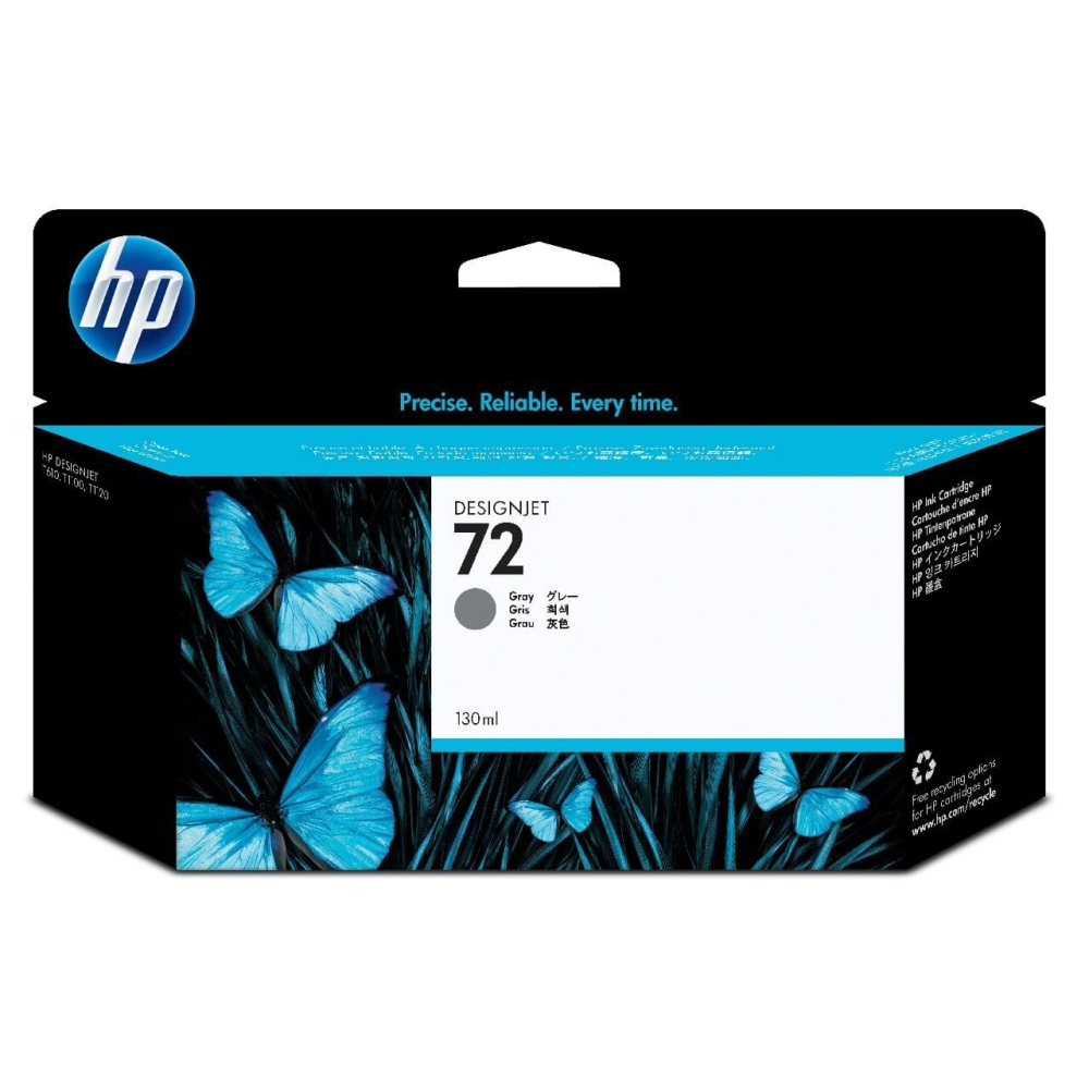 Original HP Tintenpatrone C9374A / 72 Grau