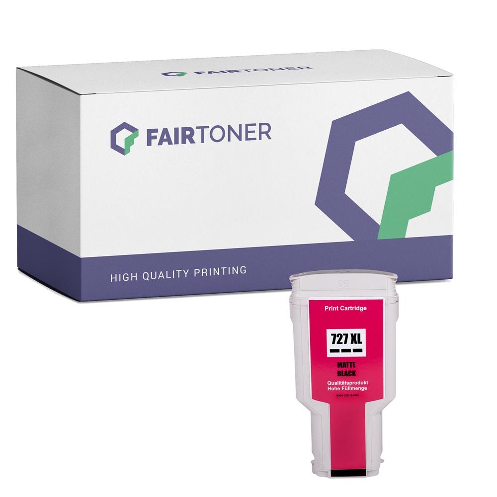 FairToner kompatibel für HP Tintenpatrone C1Q12A / 727 Matt Schwarz