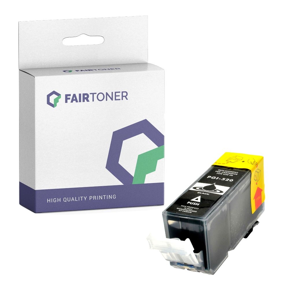 FairToner kompatibel für Canon Tintenpatrone 2932B001 / PGI-520PGBK Schwarz