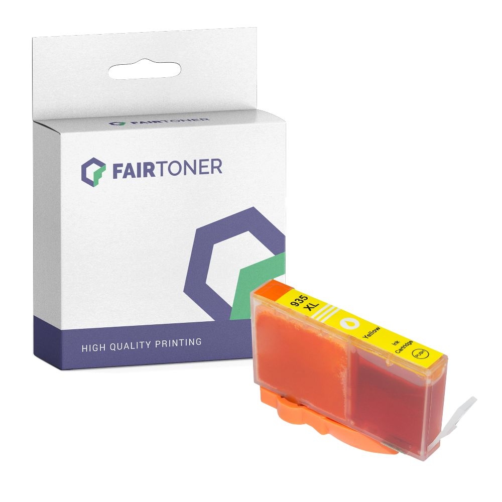 FairToner kompatibel für HP Tintenpatrone C2P26AE / 935XL Gelb [XL Füllmenge]