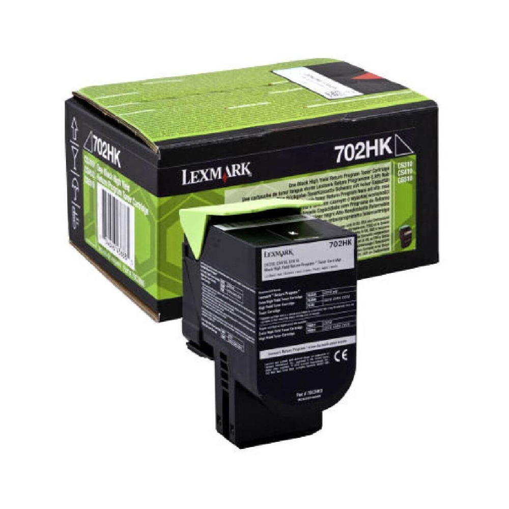 Original Lexmark Toner 70C2HK0/702HK Black