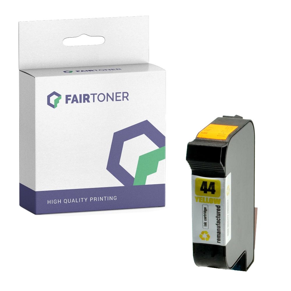 FairToner kompatibel für HP Tintenpatrone 51644YE / 44 Gelb