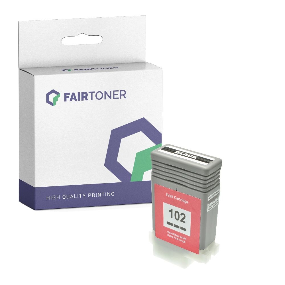 FairToner kompatibel für Canon Tintenpatrone 0895B001 / PFI-102BK Schwarz