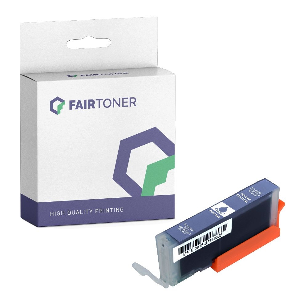 FairToner kompatibel für Canon Tintenpatrone 1999C001 / CLI-581PBXXL Blau [XXL Füllmenge]