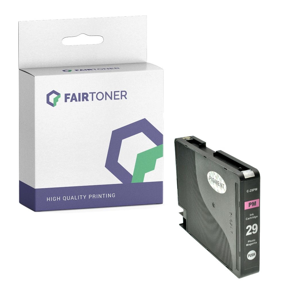 FairToner kompatibel für Canon Tintenpatrone 4877B001 / PGI-29PM Photo Magenta