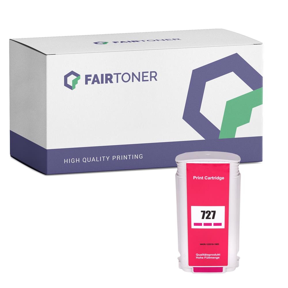 FairToner kompatibel für HP Tintenpatrone B3P20A / 727 Magenta