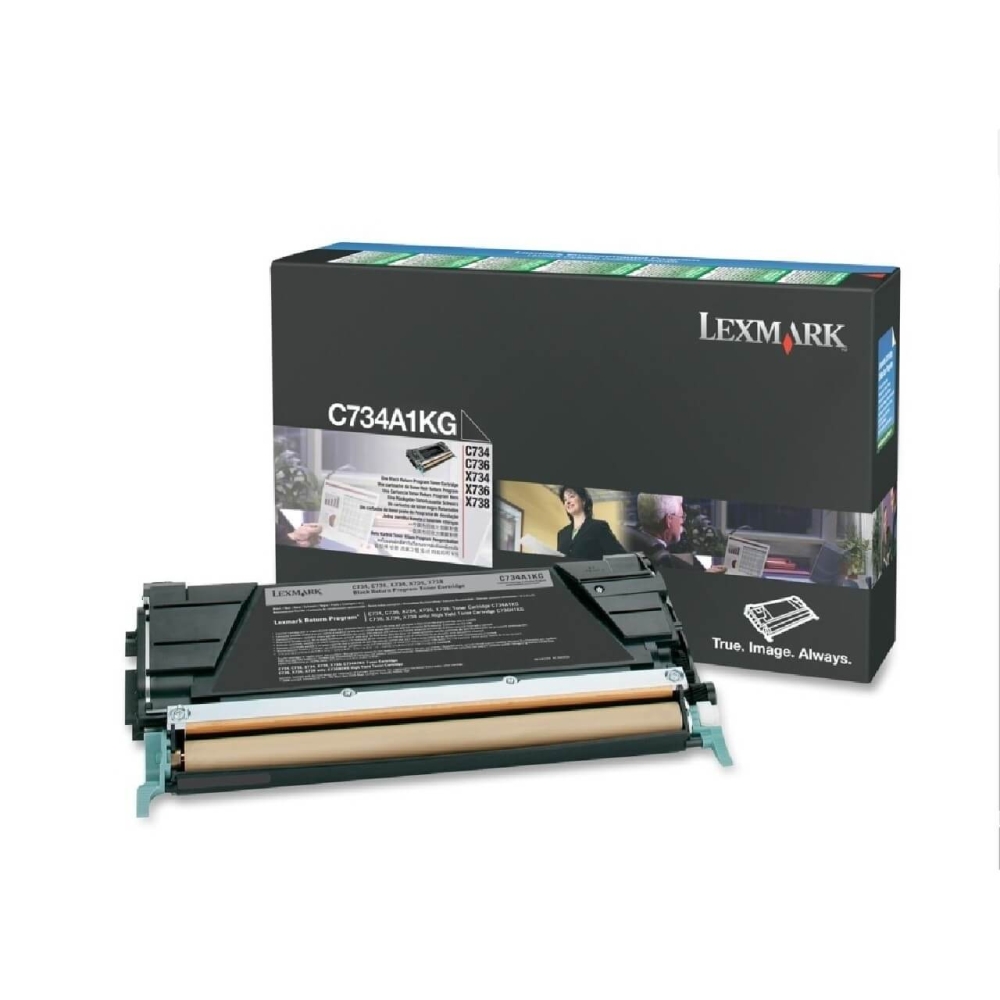 Original Lexmark Toner C734A1KG bk