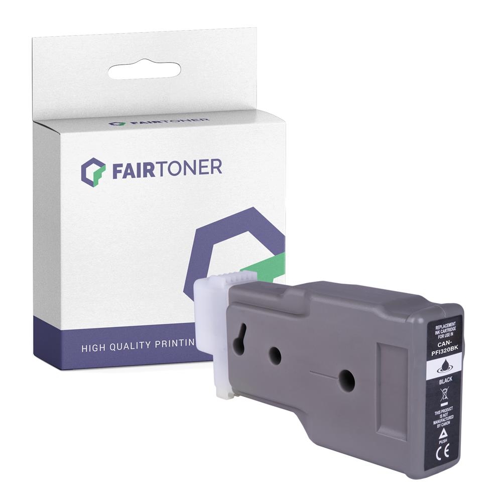 FairToner kompatibel für Canon Tintenpatrone 2890C001 / PFI-320BK Schwarz