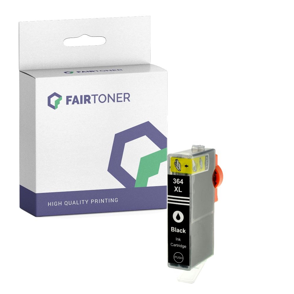 FairToner kompatibel für HP Tintenpatrone CB316EE / 364 Schwarz