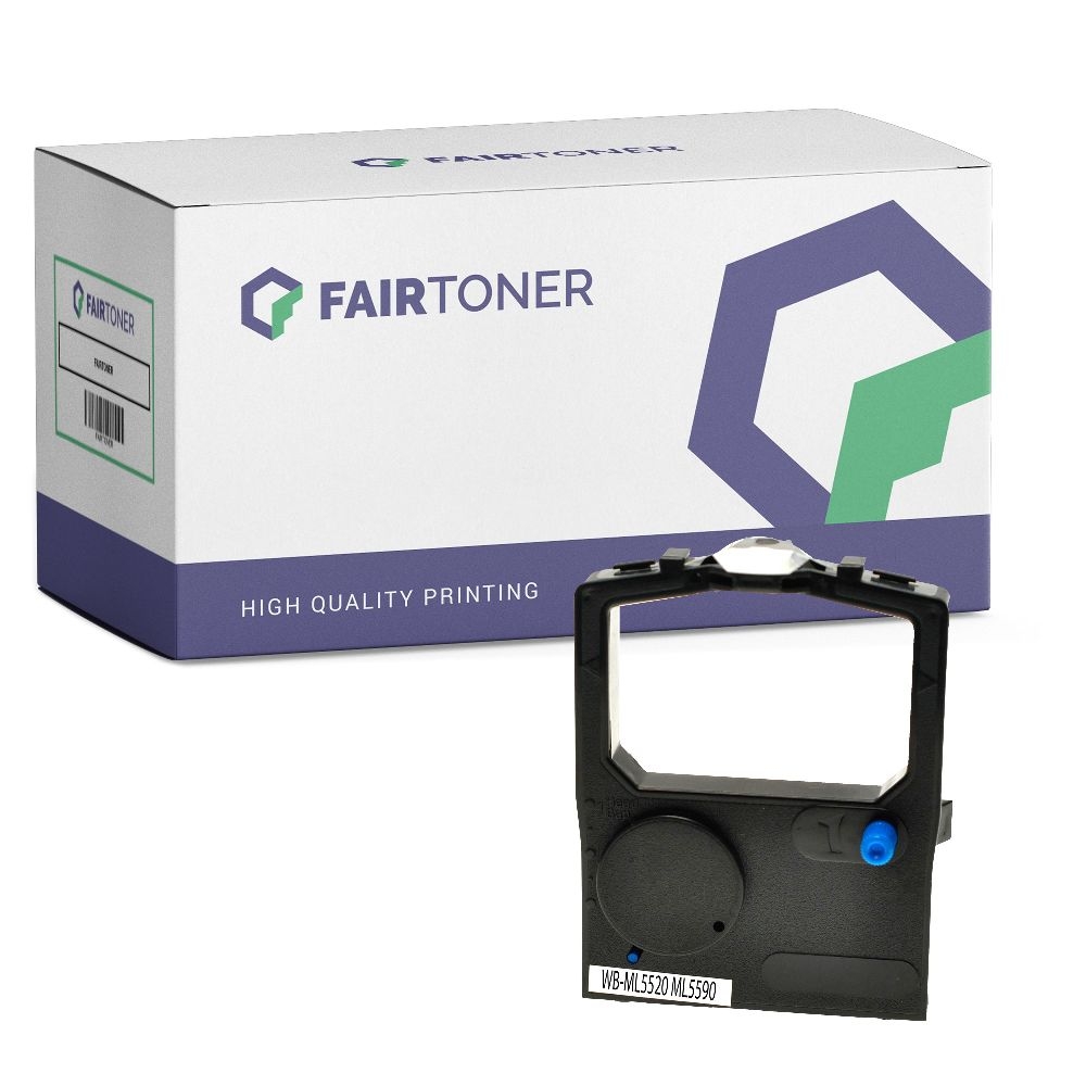 FairToner kompatibel für OKI Farbband 1126301 Schwarz