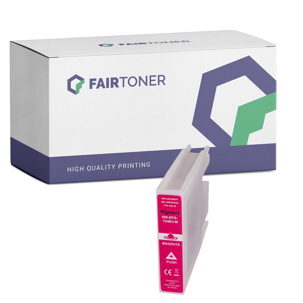 FairToner kompatibel für Epson Tintenpatrone C13T04B340 / T04B3 Magenta