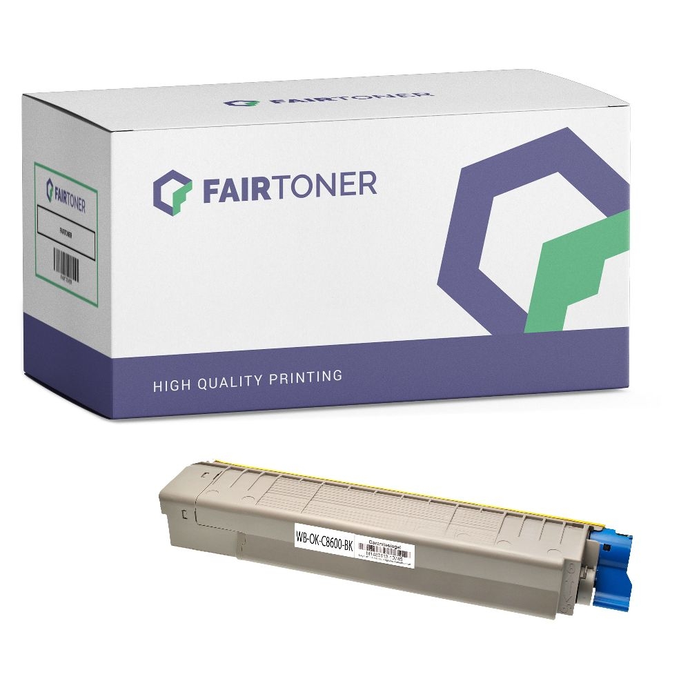FairToner Toner OKI C8600 C8800 43487712 bk