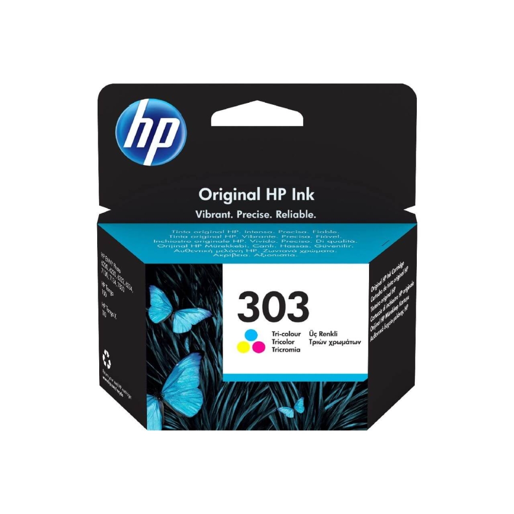Original HP Tintenpatrone T6N01AE / 303 Color